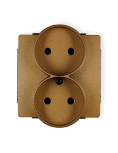 DECO Gniazdo podwójne b/u...