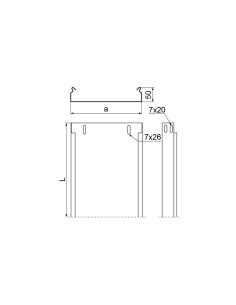 Korytko KBL50H50/3 2