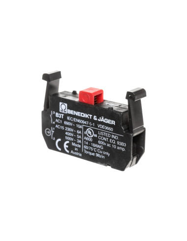 Styk pomocniczy 1R montaż czołowy do...