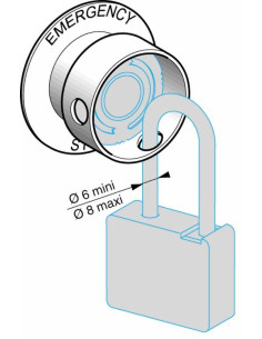 Osłona metalowa blokowanie...