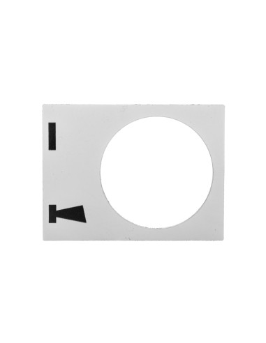 Tabliczka opisowa biała prostokątna...