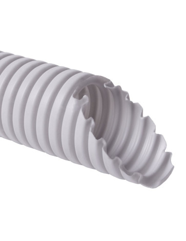 Rura giętka karbowana 25mm jasno...