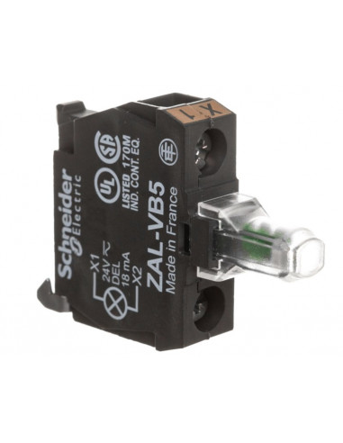 Zestaw świetlny z diodą LED żółty 24V...