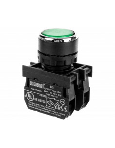 Przycisk kryty 1NO+1NC zielony 2