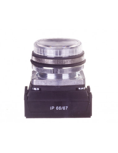 Lampka sygnalizacyjna 30mm biała...