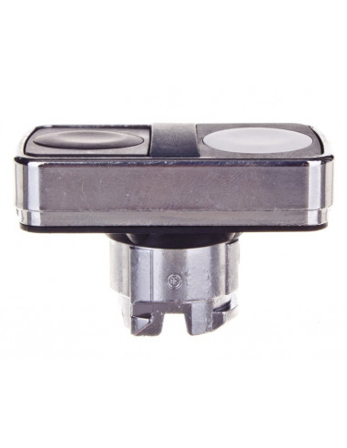 Napęd przycisku podwójny biało-czarny...