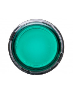 Przycisk płaski zielony LED...