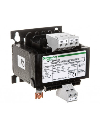 Transformator 1-fazowy 0,1kVA 230/24V...