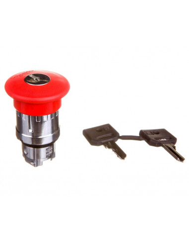 Napęd przycisku grzybkowego czerwony...