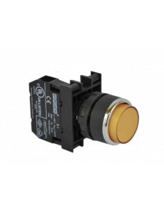 Przycisk wystający 1NO żółty 2