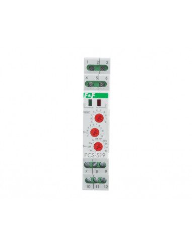 Przekaźnik czasowy 10-funkcji, styki...