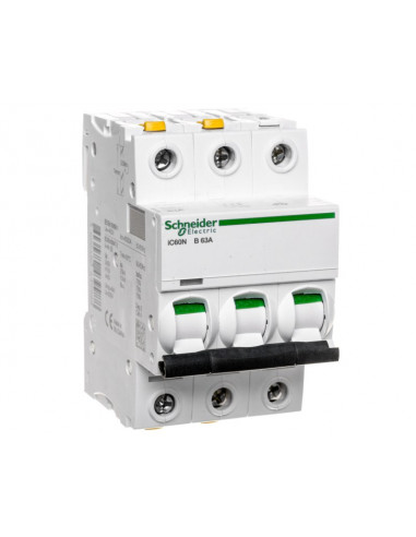 Wyłącznik nadprądowy 3P B 63A 6kA AC...