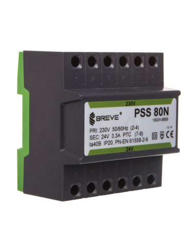 Transformator jednofazowy PSS 80N...