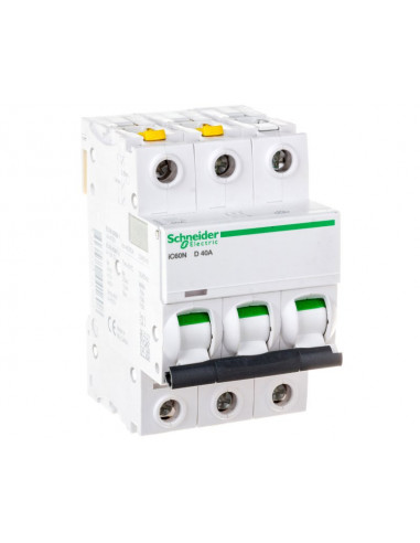 Wyłącznik nadprądowy 3P D 40A 6kA AC...