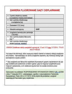 Etykieta, naklejka na...