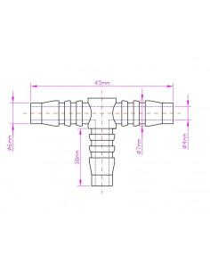 Trójnik wężyka do skroplin... 2