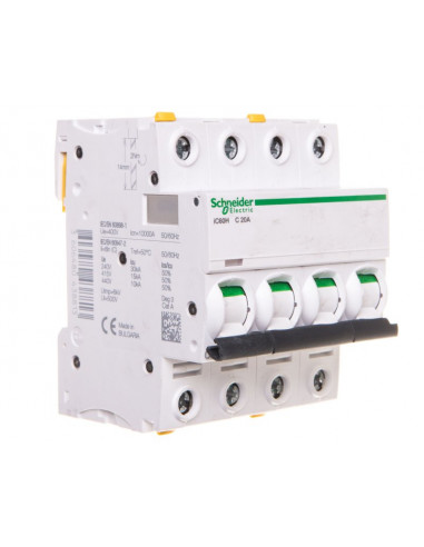 Wyłącznik nadprądowy 4P C 20A 10kA AC...